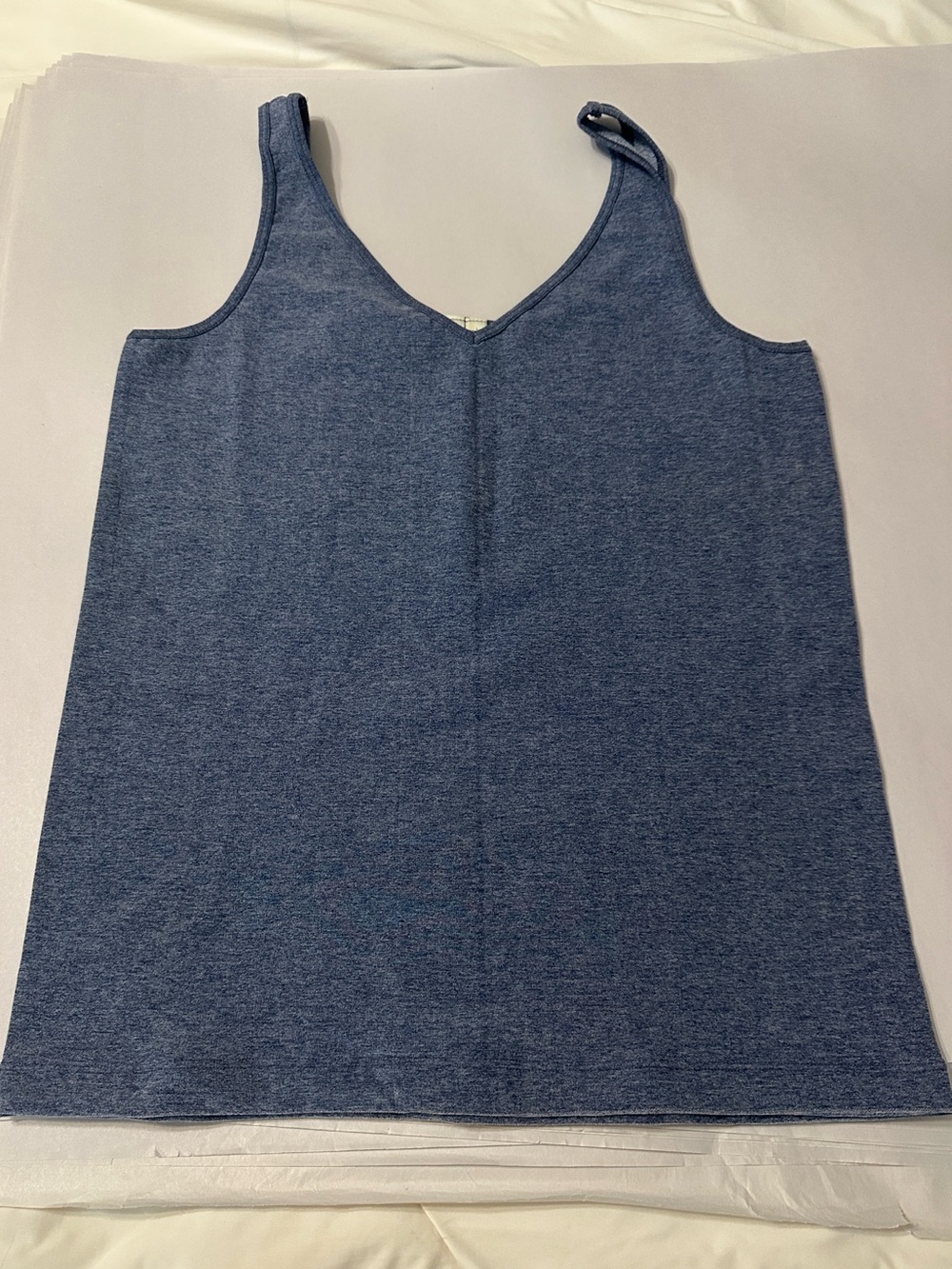 Eloise Anthropologie Blue Seamless Tank - NWOT - Size L